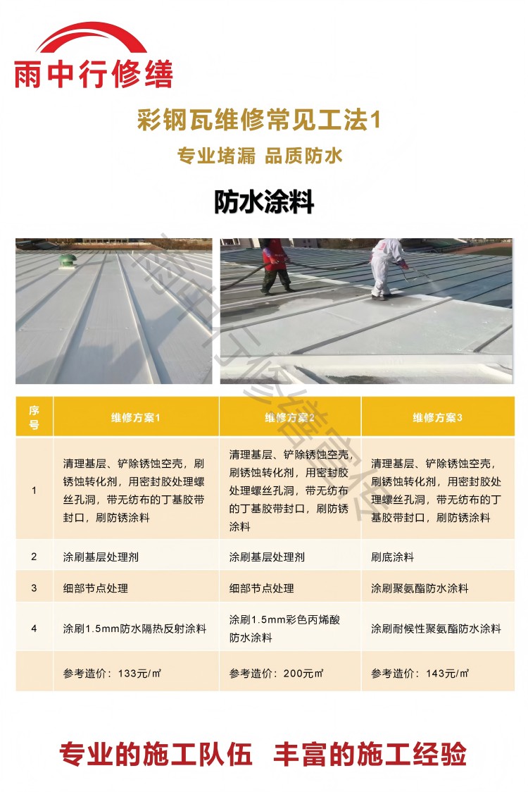 江汉石油管理局彩钢瓦屋面翻新